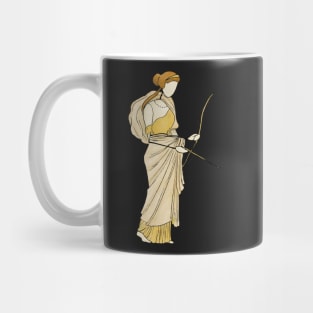 Ladies of the Villa of Ariadne - Diana sticker Mug